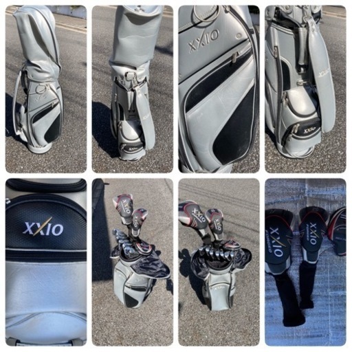 【中古】XXIOゴルフクラブ、バッグ、他用品セット