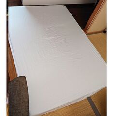 18600円で販売中　高反発エイプマンパッド　マットレス　ダブルサイズ　厚さ10cm　カバー洗濯済み　シーツ付きの画像