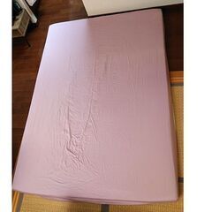 18600円で販売中　高反発エイプマンパッド　マットレス　ダブルサイズ　厚さ10cm　カバー洗濯済み　シーツ付きの画像