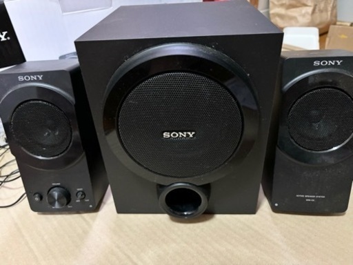大迫力の重低音　ステレオ　スピーカー　ソニー