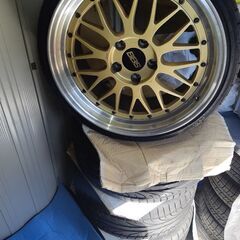 ☆限定品！！希少☆BBS LMゴールドED OPピアスボルト☆程...
