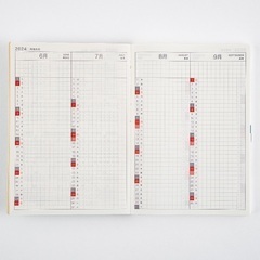 【新品未開封】ほぼ日手帳・A6版いろいろプレゼント付き❣️「avec（アヴェク）」 より軽い1日1ページの 分冊版のほぼ日手帳の画像