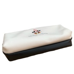 Disney ★ ミニー ミッキー ペンケース ポーチ ツインファスナー 新品の画像