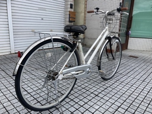 【27インチ自転車】パナソニック製　BAA認定車❗️内装3段変速　LEDオートライト付　前後タイヤ新品❗️若林自転車　膳所店　SALE