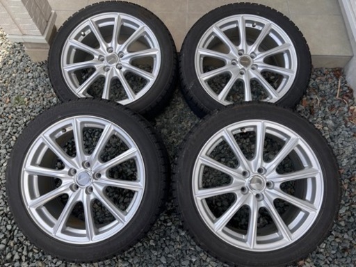 美品 215/45R17 ブリヂストン VRX スタッドレス ホイール付 プリウス 86 BRZ ct200h来シーズン用に