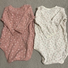 ベビー服　肌着　90 花柄の画像