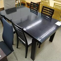 大塚家具 ダイニングテーブルセット 椅子×4            TJ4402の画像