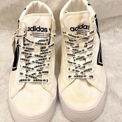 未使用 adidas originals 24.0cm スニーカー ハイカット コートバンテージヒールグラフィック アディダスオリジナルス DB1279 レディースの画像