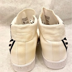 未使用 adidas originals 24.0cm スニーカー ハイカット コートバンテージヒールグラフィック アディダスオリジナルス DB1279 レディースの画像