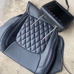セレナc26シートカバーフルセット　　ヘッドレストモニター