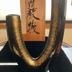 再お値下げ❣️美品未使用⭐️ボヘミアン金彩大花瓶⭐️ 未使用 ボヘミアン グラス 花瓶 金彩 青 - メルカリ