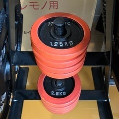 IROTECラバー ダンベル 60KG セット （お届け可）の画像