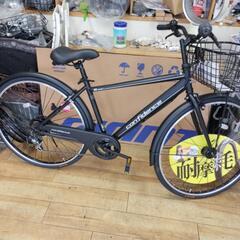 [売り切れ 次回４/16入荷予定]新車 アサヒサイクル コンフィデンスS 27インチ オートライト 6段変速 ツヤケシブラックの画像