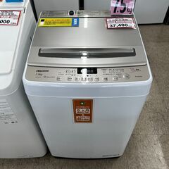 7.5㎏ 洗濯機❕　2022年製❕　動作確認済み❕ ゲート付き軽トラ”無料貸出❕購入後取り置きにも対応❕R4775