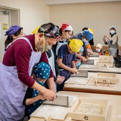 かっぱ橋で親子そば打ち体験会開催中！の画像