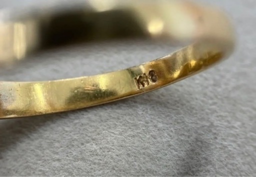 パール リング 指輪 ルビー K18 5.5g アクセサリー