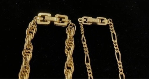 GIVENCHY ジバンシー ネックレス 2点set ゴールド