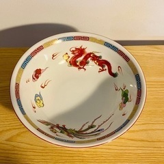 レトロ　ラーメン丼　中華皿の画像