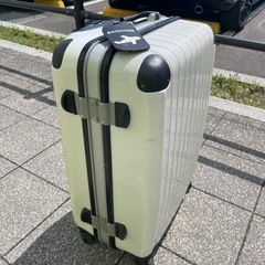 キャリーバッグケース　白の画像