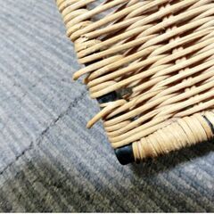 ウォールシェルフ（　フック付　）アイアン　壁掛け　籐（　ラタン　）棚　アンティーク　カントリー　インテリア　飾り棚　かわいいの画像