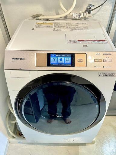 ドラム式洗濯機　10キロ　パナソニック　通電確認済み