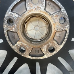 ポルシェ　カイエン　ターボデザインホイール（艶消ブラック塗装）の画像