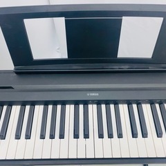 YAMAHA 電子ピアノ Pシリーズ 88鍵盤 ブラック P-45B 2016年製 ペダル キーボードスタンド付  楽器 鍵盤楽器、ピアノの画像