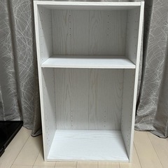 ニトリ Nカラボ 2段 ホワイトウォッシュ（木目あり）