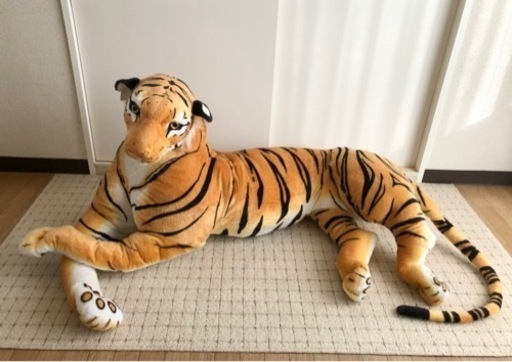 【お安くなりました】180cm特大 リアル虎のぬいぐるみ