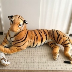 180cm特大 リアル虎のぬいぐるみ
