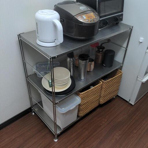 無印良品 ステンレスユニットシェルフ