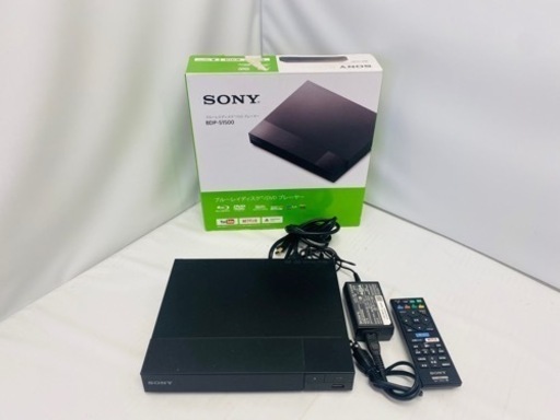 SONY ソニー BDP-S1500 BD DVD ブルーレイディスクプレーヤー 箱付き 2016年製
