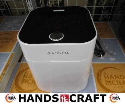 AAONCIA　炊飯器　2合炊き　中古品　しゃもじ/計量カップ付　【ハンズクラフト宜野湾店】