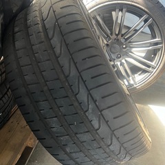 ポルシェ　カイエン　ターボデザインホイール（艶消ブラック塗装）の画像