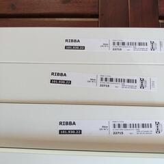 イケアなど　アート飾り棚　＋　ウォールシェルフとブラケット　８個セット　115ｃｍから55ｃｍ　IKEAの画像