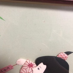 押し絵 額縁入り 七夕モチーフの画像