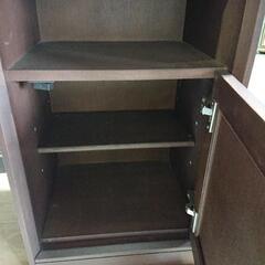USED【キャビネット】天板大理石調 電話台の画像