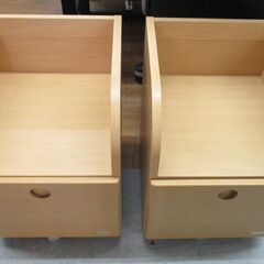 R657 KOIZUMI 学習机 キャビネット、サイドキャビネット、2点セット、幅41cm Usedの画像