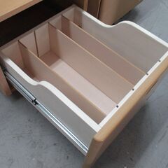 R657 KOIZUMI 学習机 キャビネット、サイドキャビネット、2点セット、幅41cm Usedの画像