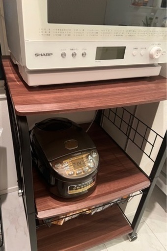 レンジ台　3段　キッチンラック