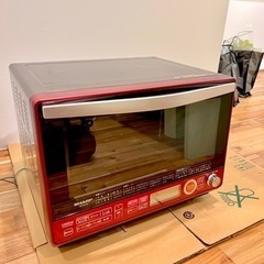 ☑️【お取引き先確定済み】SHARP RE-SS10B-R 電子レンジ　オーブンレンジ　オーブン　【天板２個付き♪】