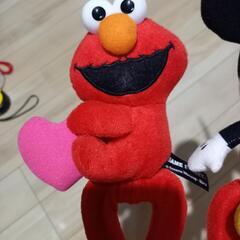 ブーツキーパー二個セット　エルモ　ミッキー