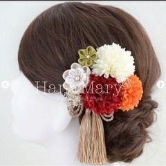 つまみ細工ヘアアクセサリー　着物　