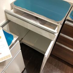 清潔なステンレス　大量収納カウンター60の画像