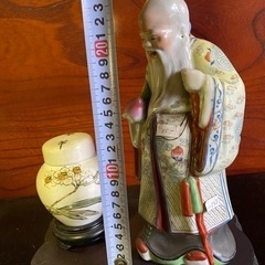 中国 人形 陶器の画像