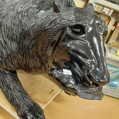 珍品！大迫力！リユースのサカイ浦和店【U1071】熊の飾り置物　特大　100ｃｍオーバーの画像