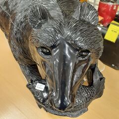 珍品！大迫力！リユースのサカイ浦和店【U1071】熊の飾り置物　特大　100ｃｍオーバーの画像