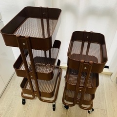 IKEA ロースコグワゴン　ブラウン　