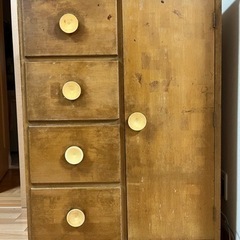 ベビータンス　たんす　昭和レトロ　アンティーク　引出し　家具 収...