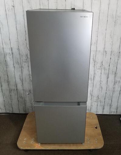 【美品】HITACHI 日立 ノンフロン 冷凍 冷蔵庫 RL-154JA 2ドア 154L [LED庫内灯 3段ドアポケット こものバスケット] 2019年製